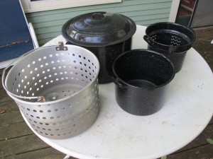 Blanching pots